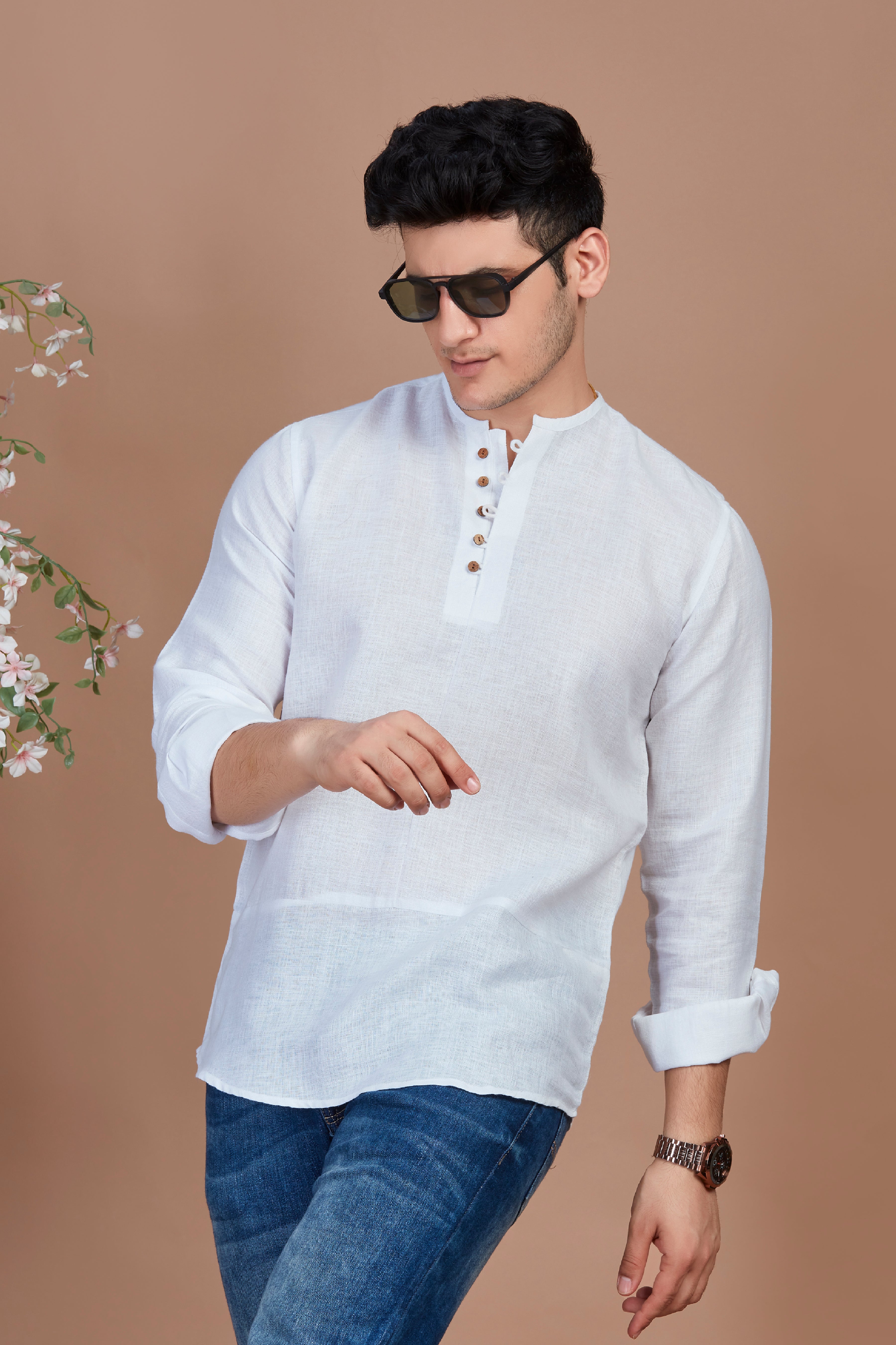 White Short Kurta