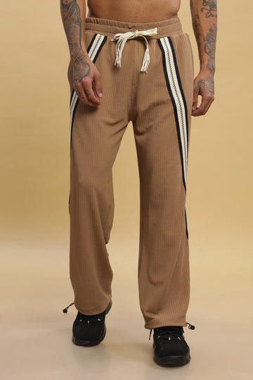 Baggy Beige Track Pant