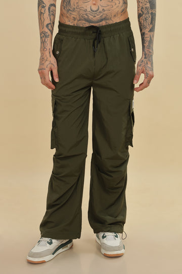 Olive green Parachute Pant