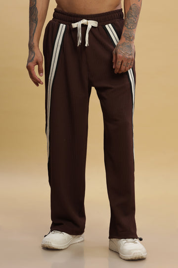 Baggy Dark Brown Track Pant