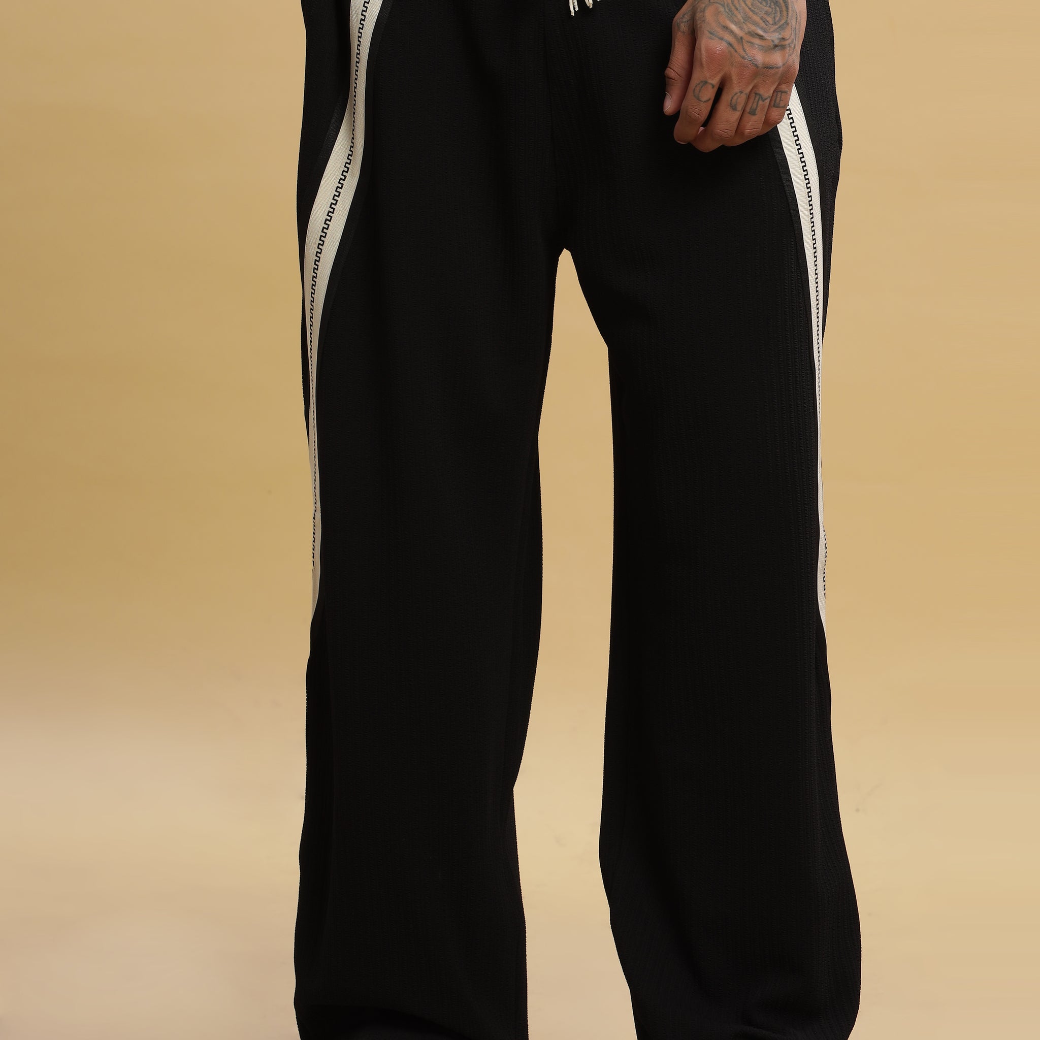 Baggy Black Track Pant