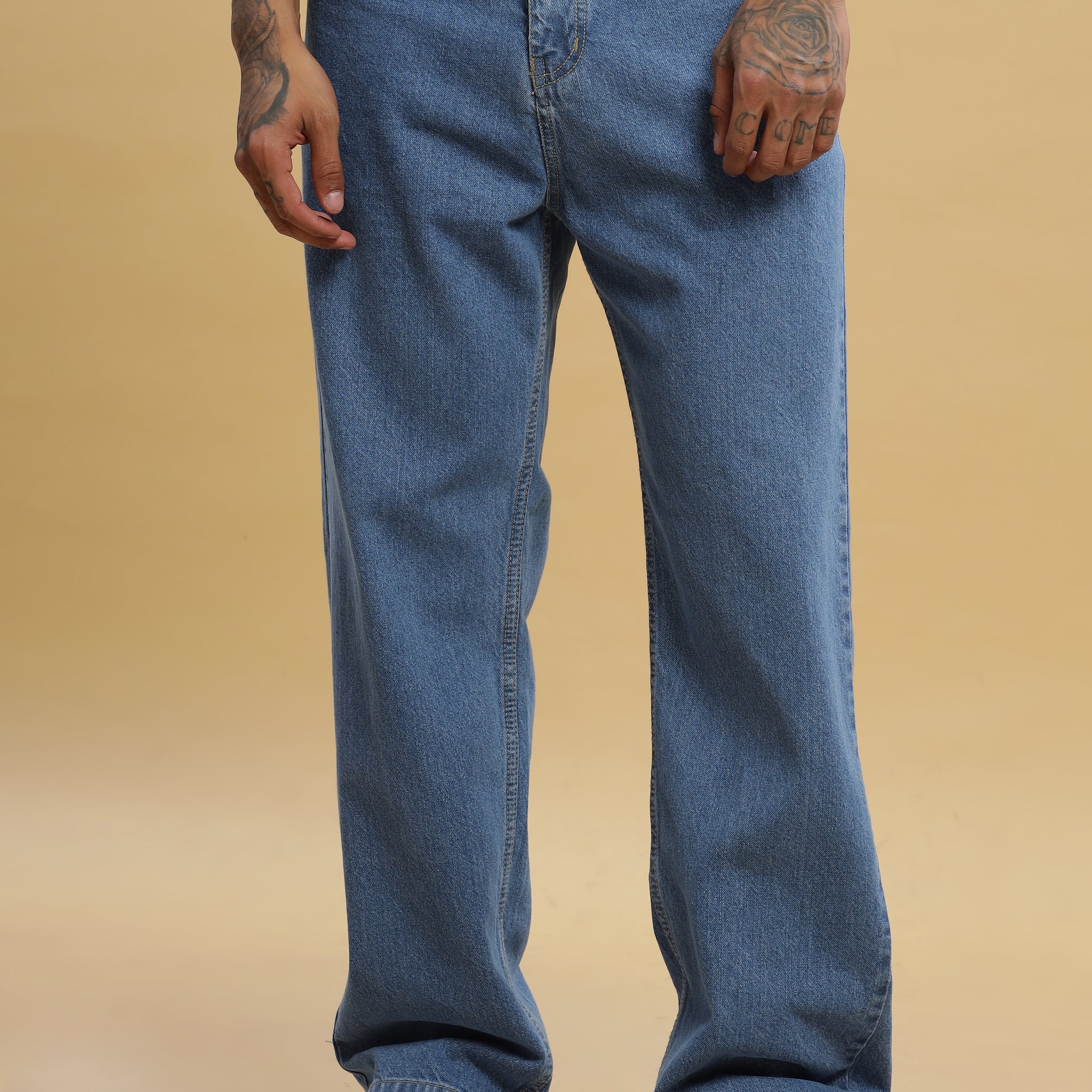 Blue Relaxed Fit Jeans