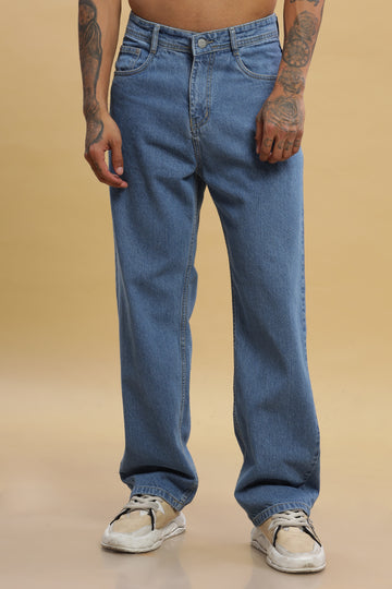 Blue Relaxed Fit Jeans