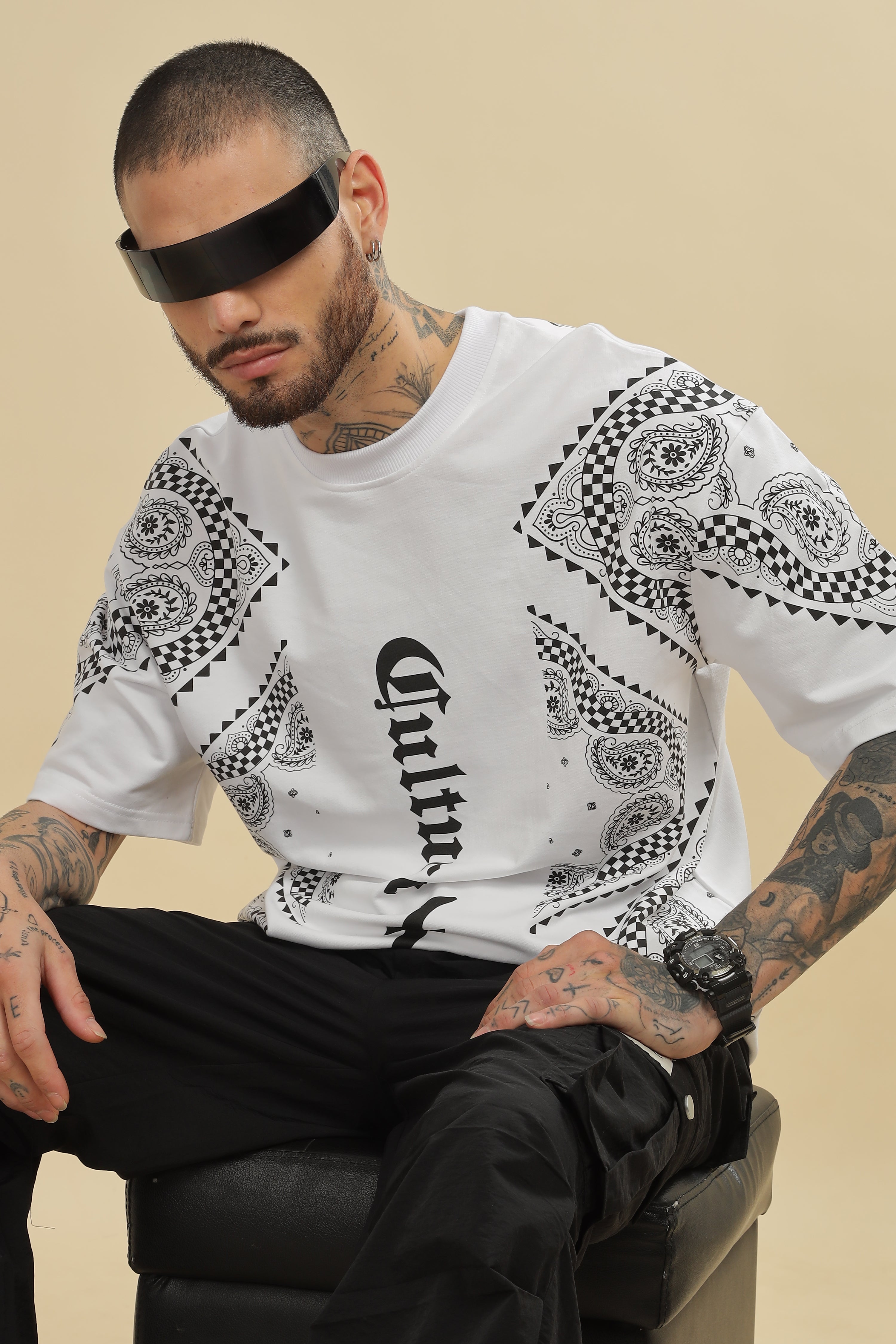 Eve culture 文化 no.12 MESH T white 12T White Culture Z T-shirt
