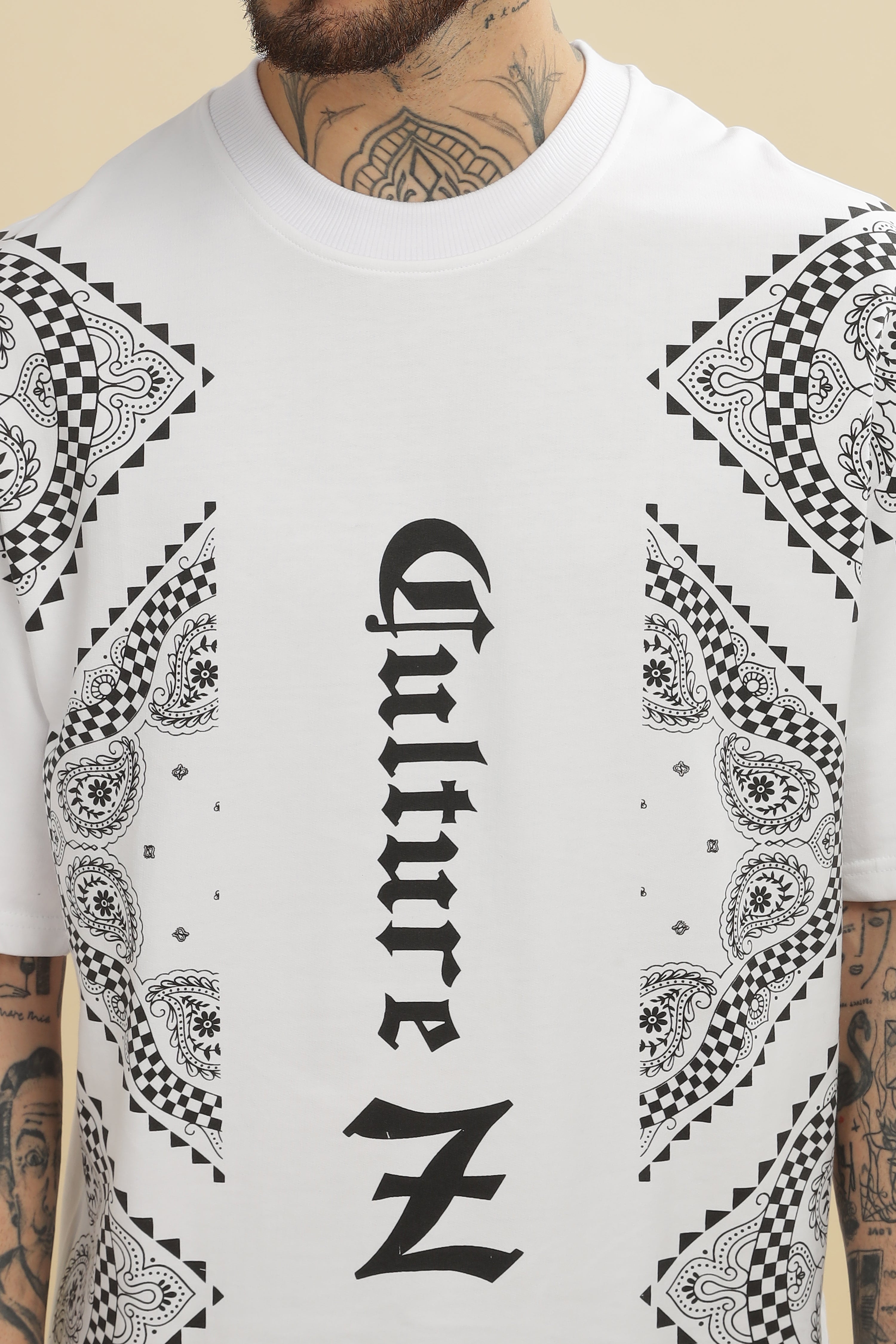 Eve culture 文化 no.12 MESH T white 12T White Culture Z T-shirt