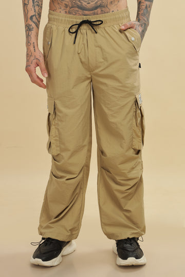 Beige Parachute Pant