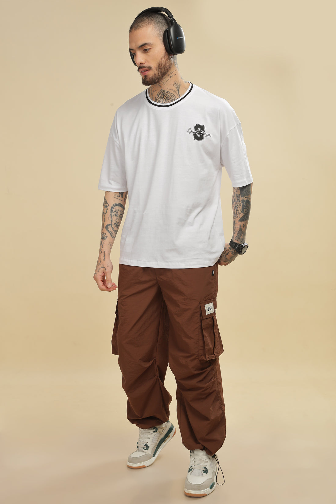 Rust Parachute Pant