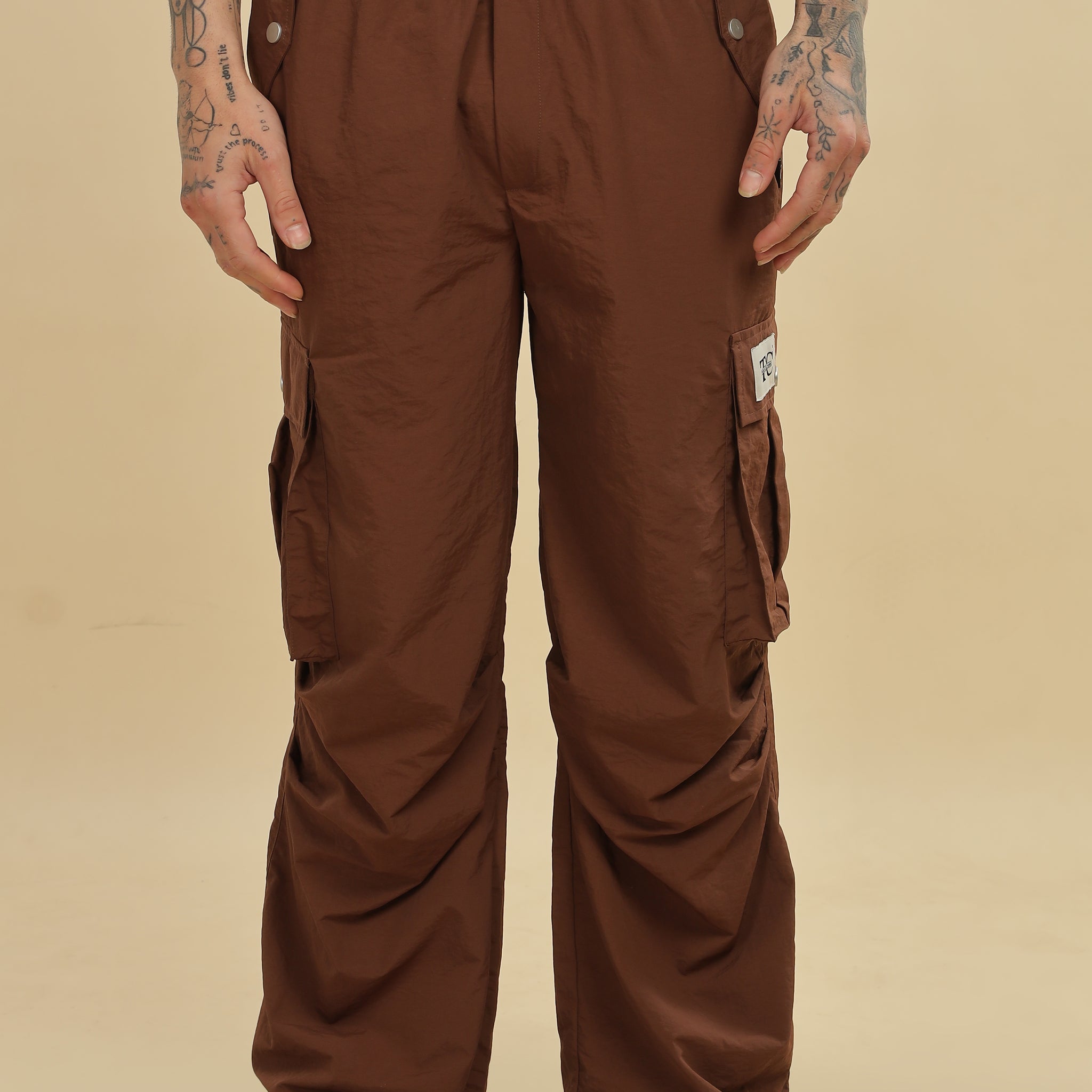 Rust Parachute Pant