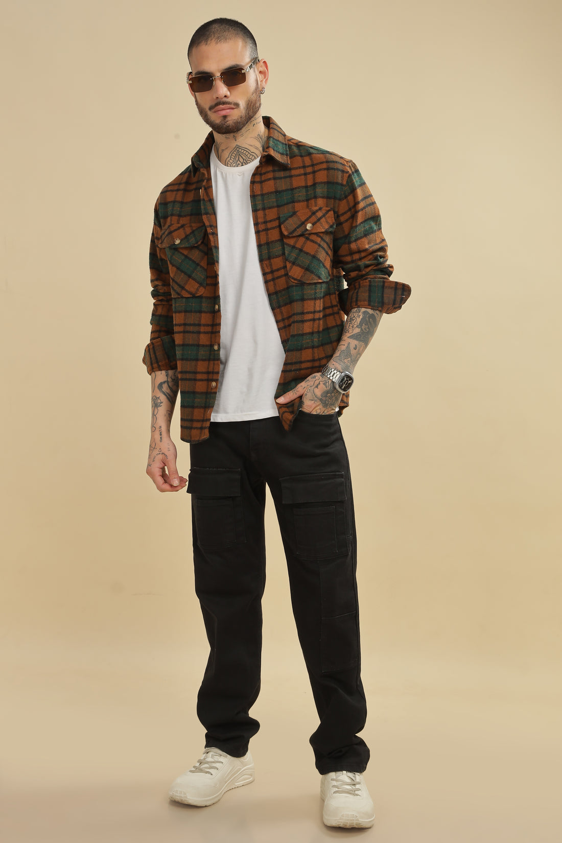 Brown Flannel Shirt