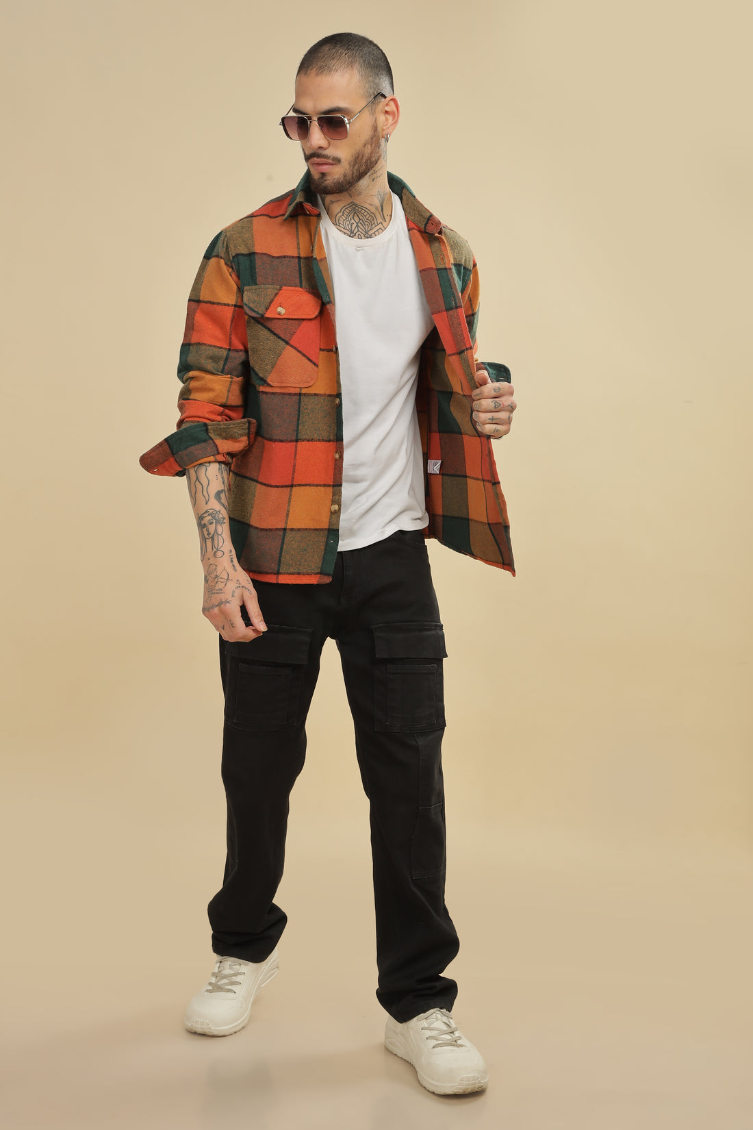 Rust Flannel Shirt