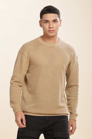 Knitted Crochet Khaki