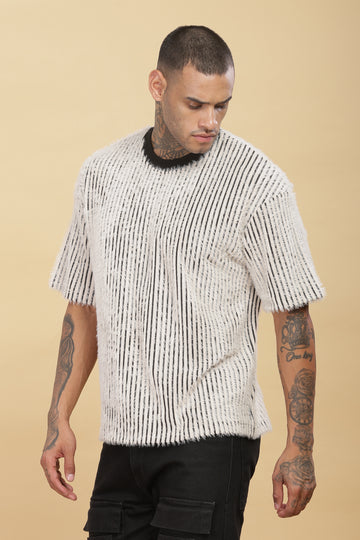 Off-White Furr Striped T-shirt